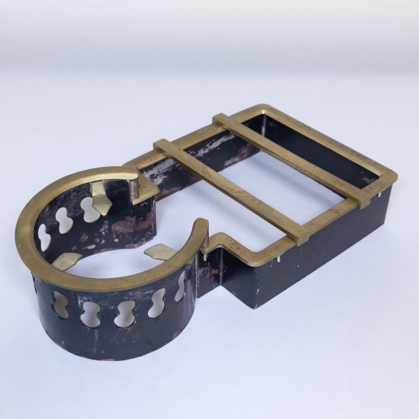 真鍮 灰ならし 仙台五徳 真鍮製 火箸 3点 約2.5kg H2003G_2