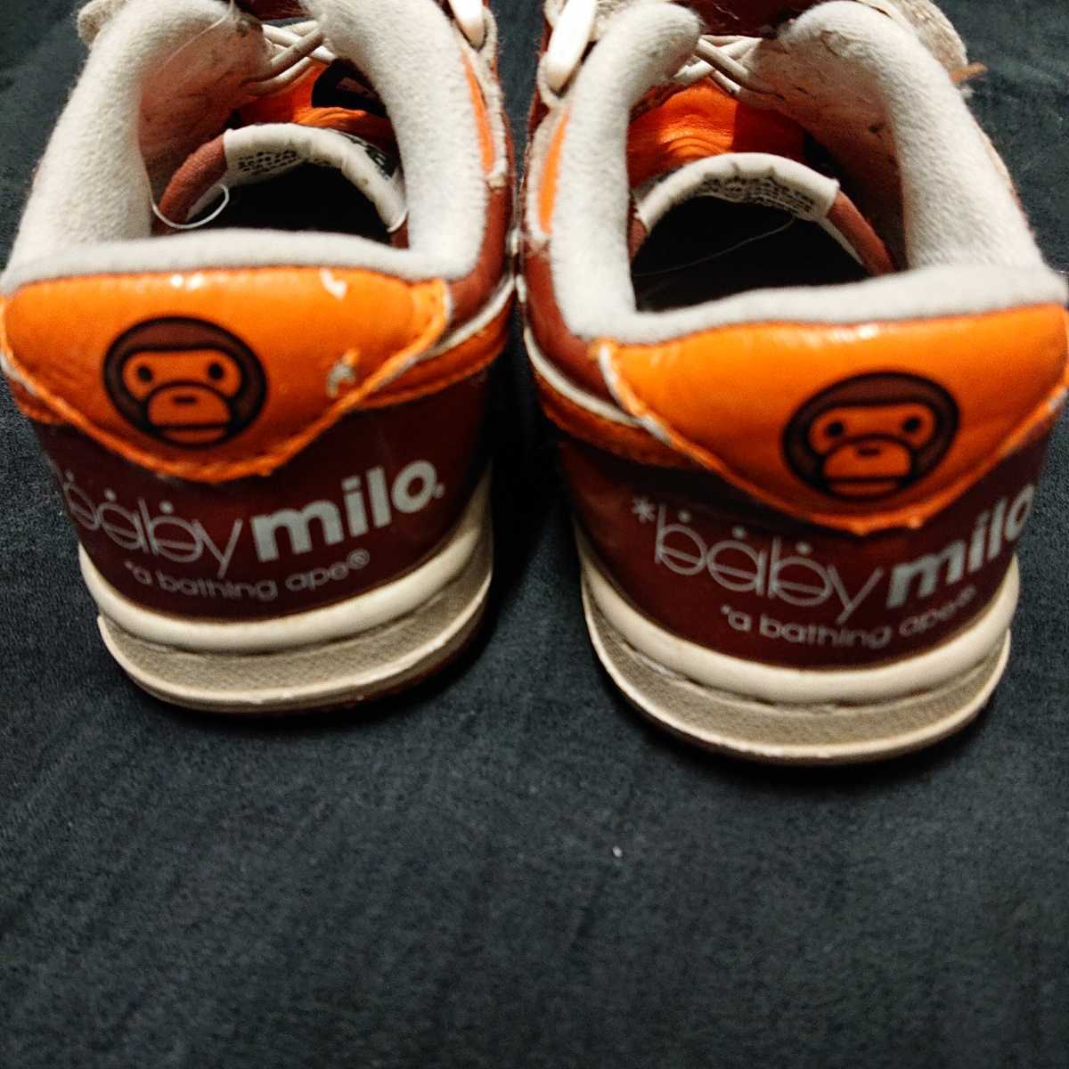 A Bathing Ape エイプ baby miloベビーマイロ スニーカー15cm(靴  