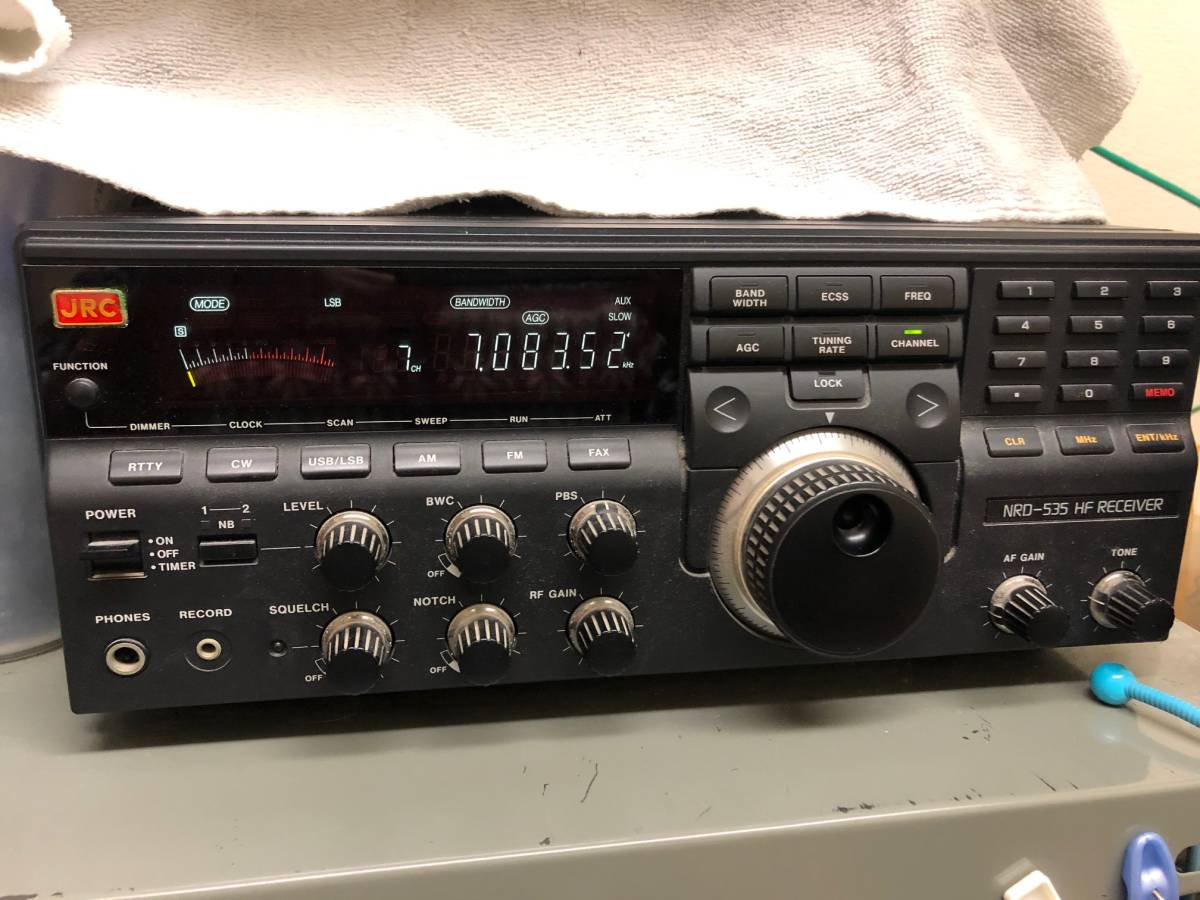 JRC NRD535受信機・改造品ジャンク扱い_1