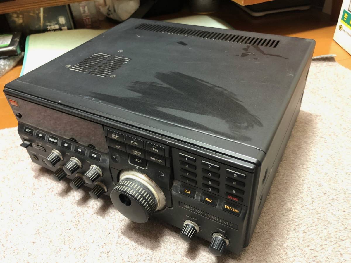 JRC NRD535受信機・改造品ジャンク扱い_4