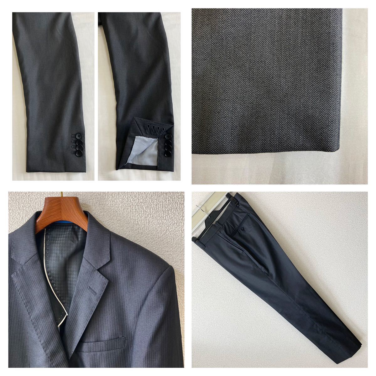 ORIHICA リミテッドモデル◇シャドーストライプ セットアップ スーツ  