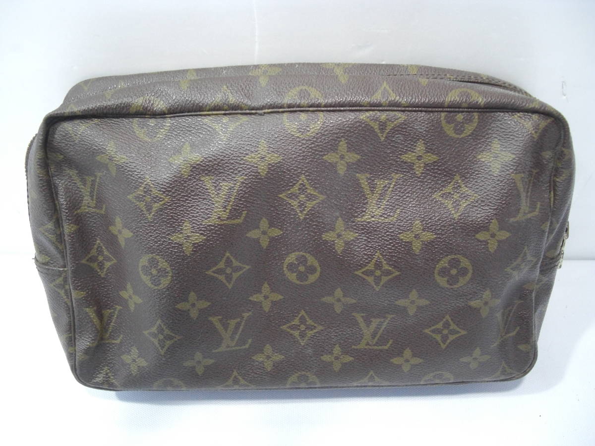 ★ルイヴィトン LOUIS VUITTON トゥルーストワレット モノグラム コスメポーチ セカンドバッグ 化粧バック トラベルポーチ