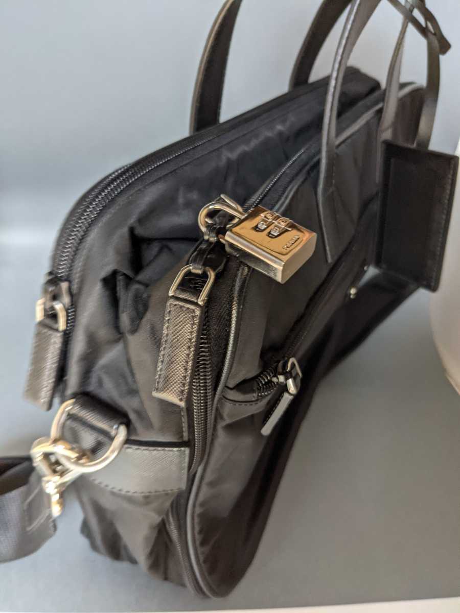 PRADA プラダ◇ブリーフケース テスート キャリーオン ショルダー 
