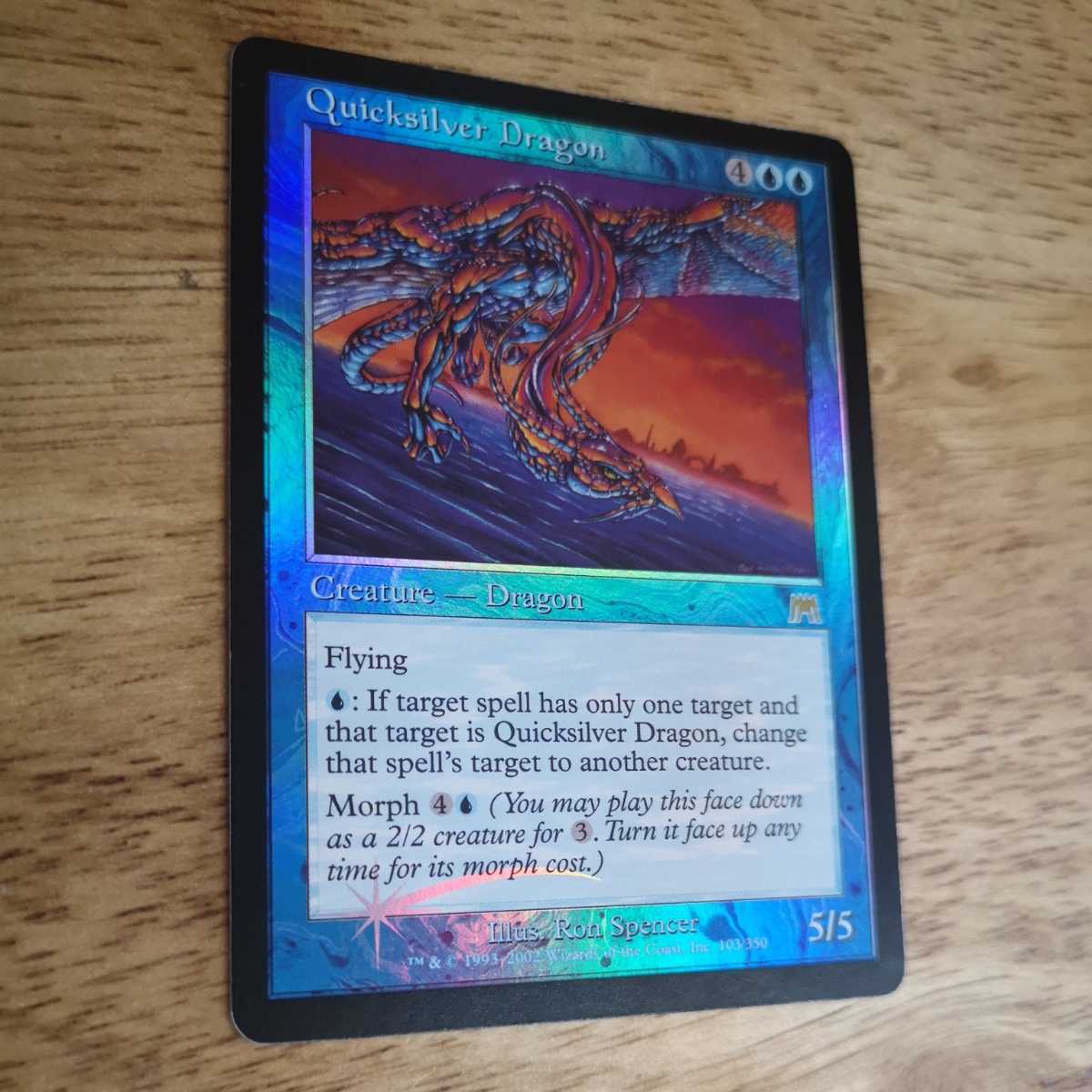 MTG ONS 水銀のドラゴン Foil 水銀のドラゴン⁄Quicksilver Dragon foil