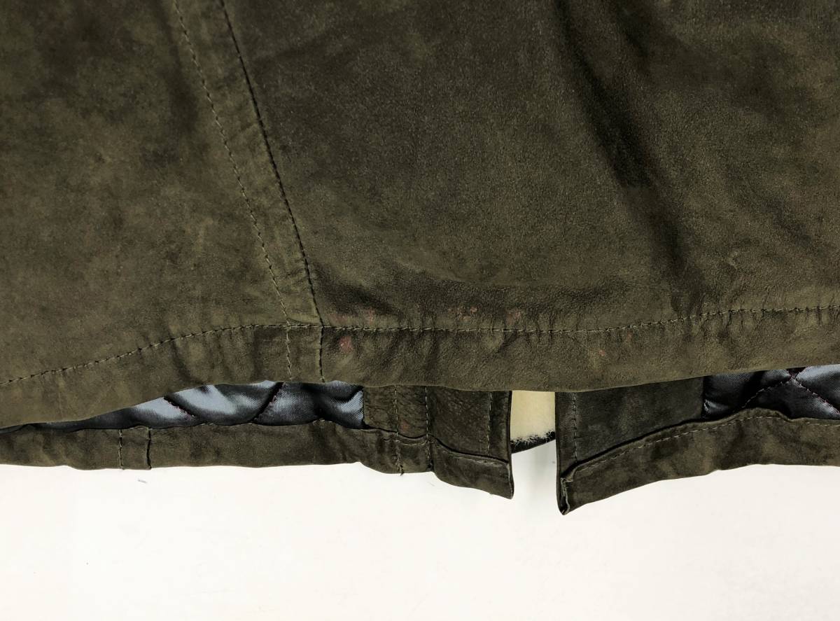 MYSTIQUE OF biql THE NORTH 本革 フィンランド製 ダッフルコート 50 