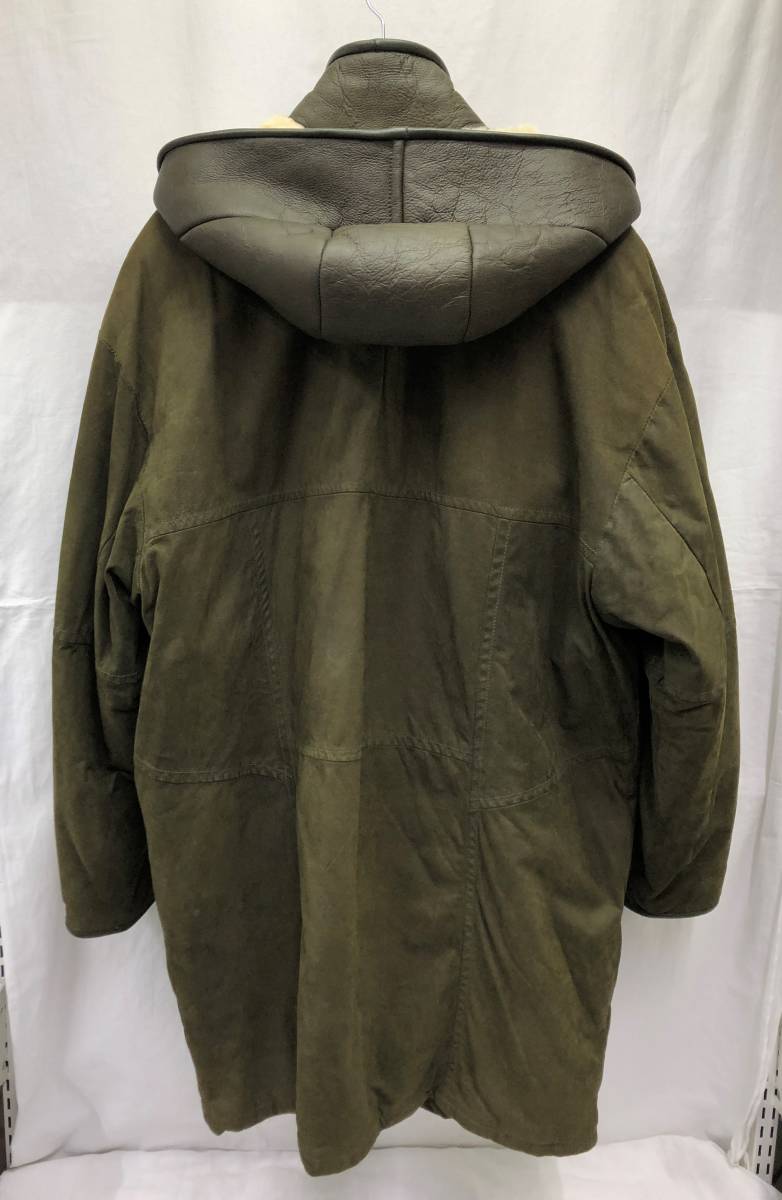 MYSTIQUE OF biql THE NORTH 本革 フィンランド製 ダッフルコート 50 