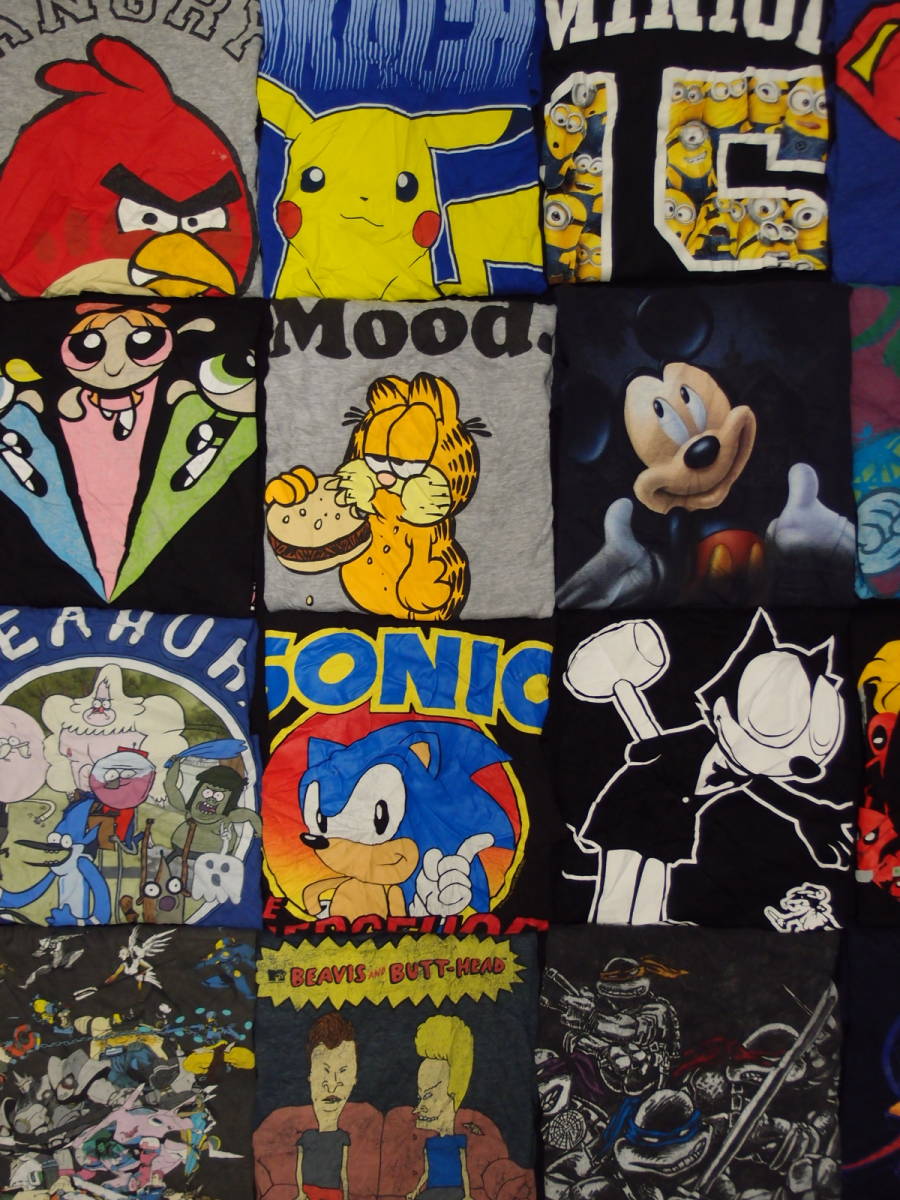 古着卸usa キャラクター プリントtシャツ24枚セット S キャラt アメリカ直輸入 イラスト キャラクター 売買されたオークション情報 Yahooの商品情報をアーカイブ公開 オークファン Aucfan Com