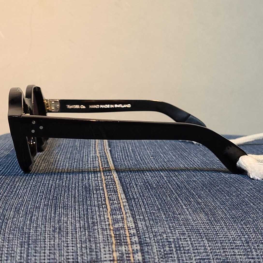 TENDER Co. Round Tops Spectacles Frames Cotton acetate-Black《テンダー》サングラス