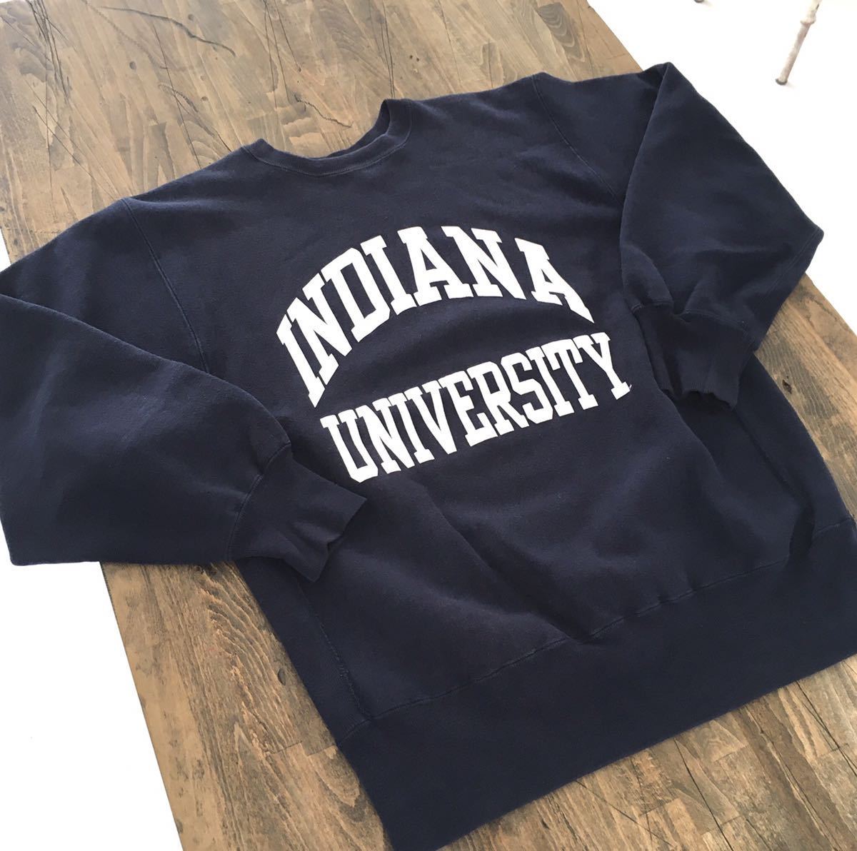 刺繍タグ!アーチ2段美品 XL 90s USA製 Champion ビンテージ