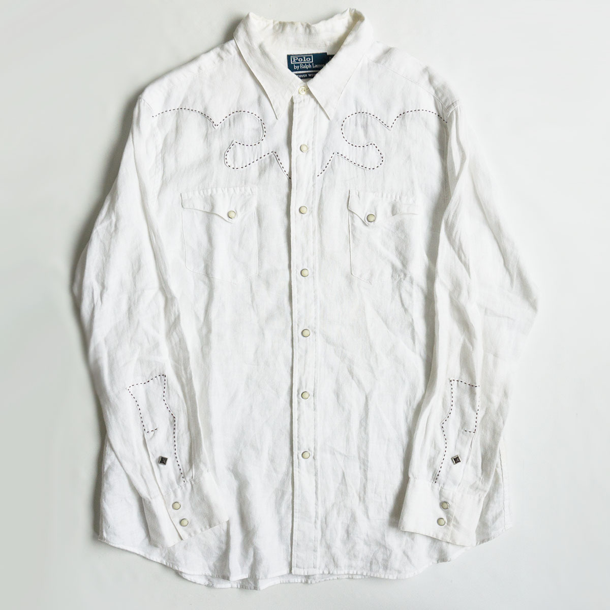 希少モデル】POLO RALPH LAUREN 【ネイティブ リネン ウエスタン 