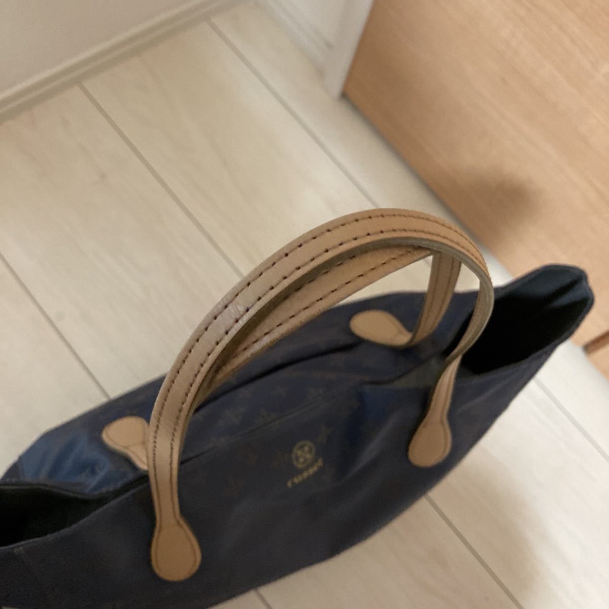 ラシット トートバッグ russet 美品 ネイビー - 極美品 2way Russet