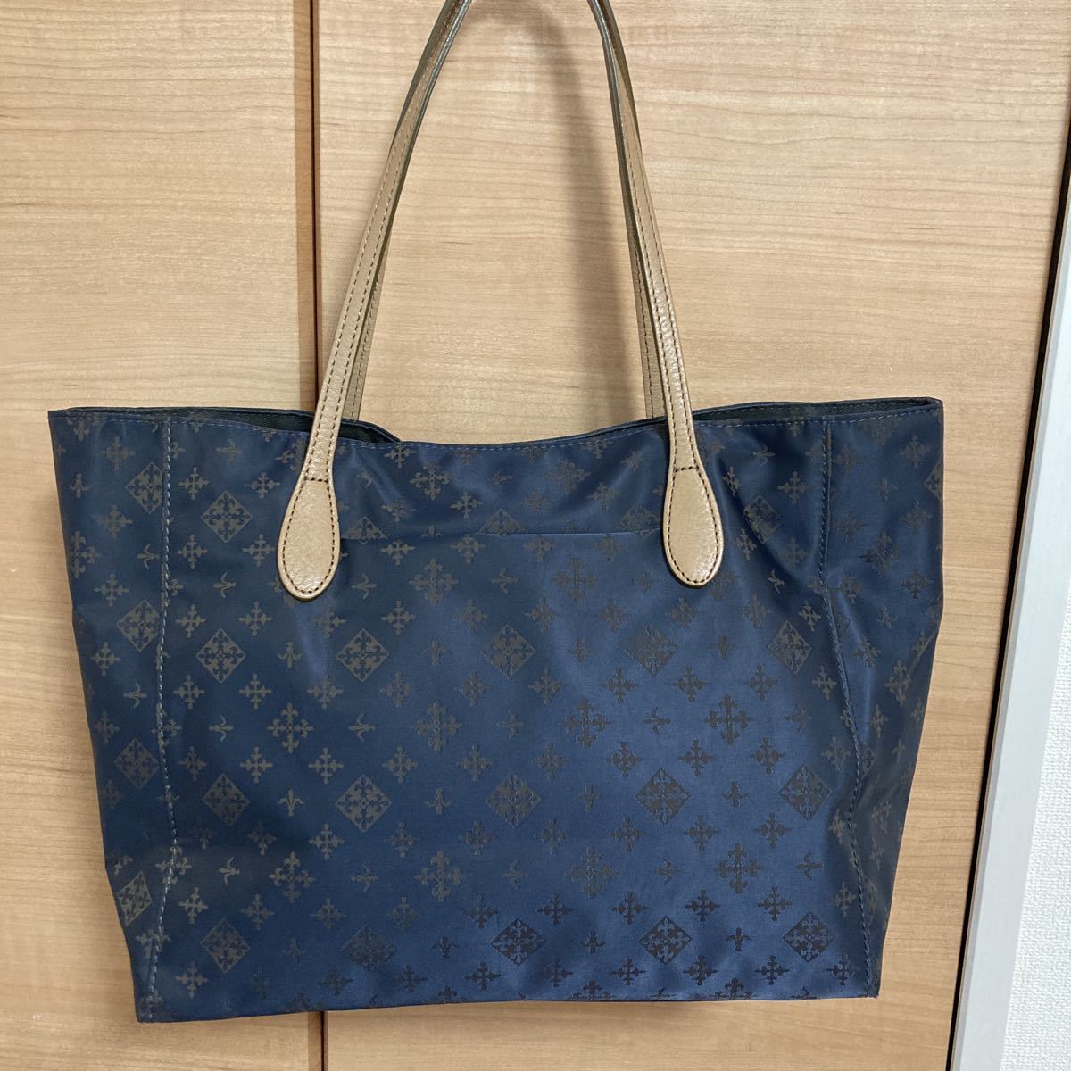 ラシット トートバッグ russet 美品 ネイビー - 極美品 2way Russet