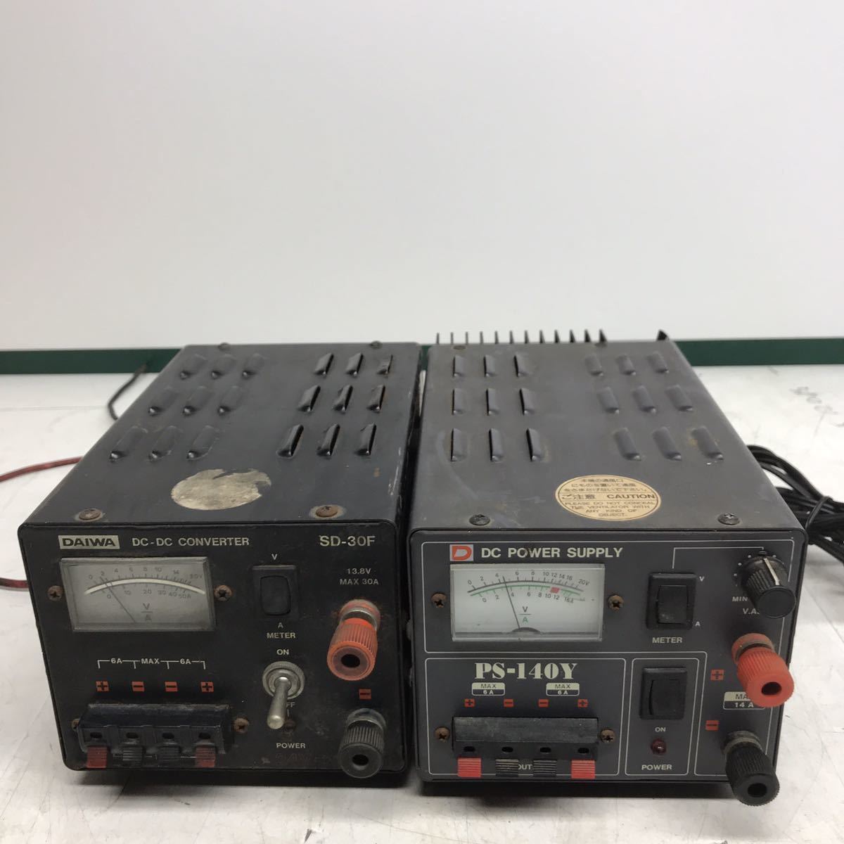 DAIWA PS-140Y 直流安定化電源/DAIWA ダイワ DC-DCコンバーター SD-30F