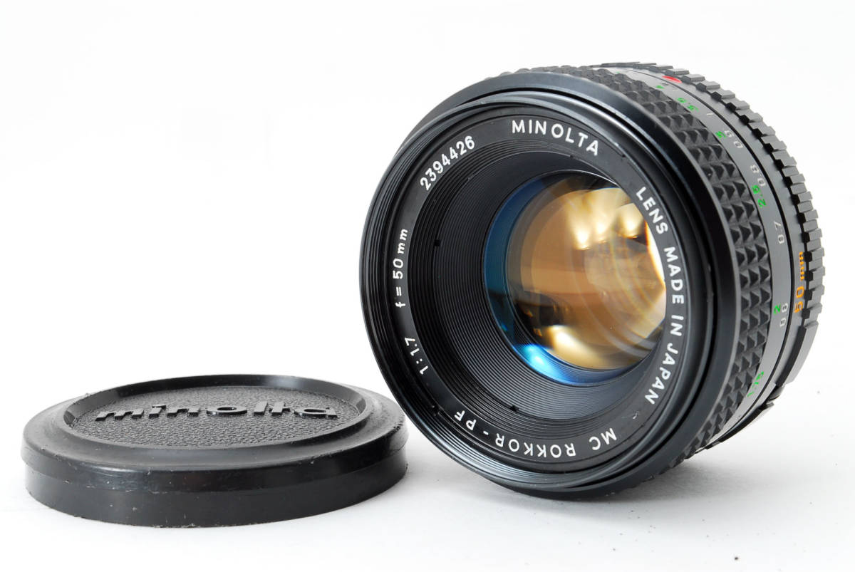 MINOLTA ミノルタ MC 50mm ROKKOR-PG ROKKOR-PF レンズ SR⁄MDマウント
