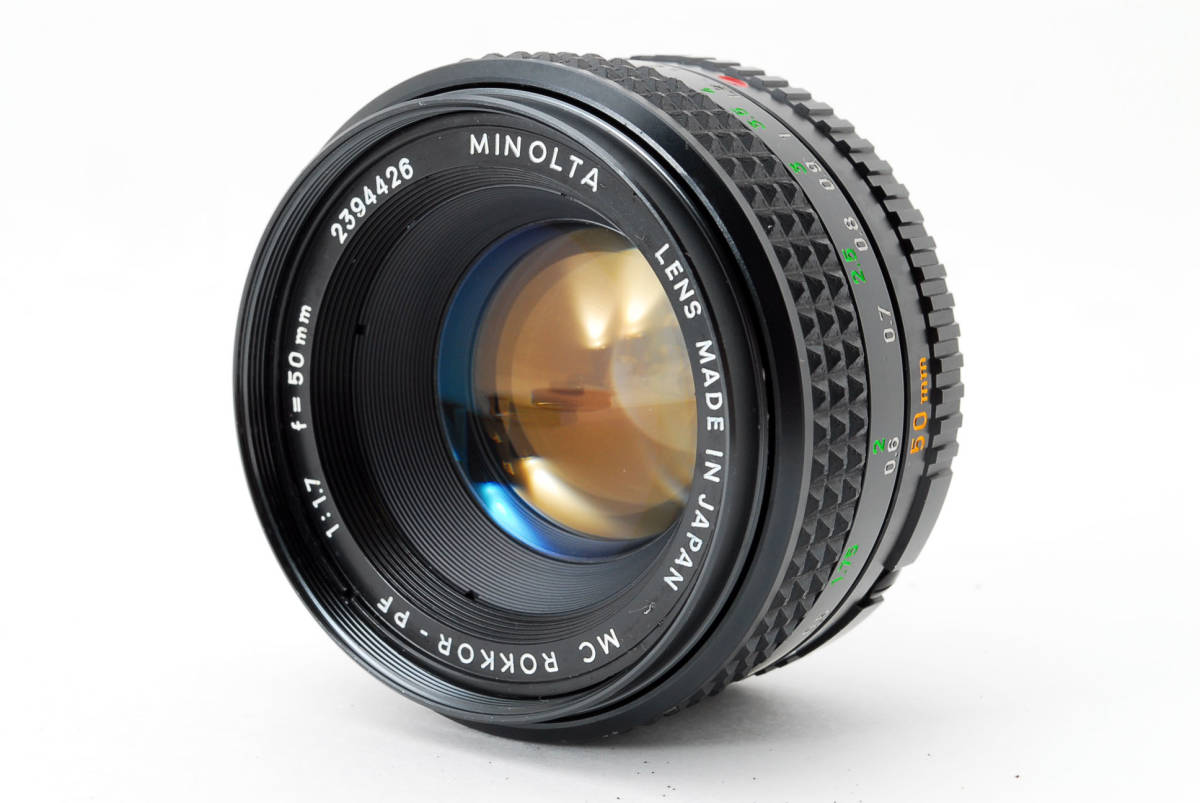 MINOLTA ミノルタ MC 50mm ROKKOR-PG ROKKOR-PF レンズ SR⁄MDマウント
