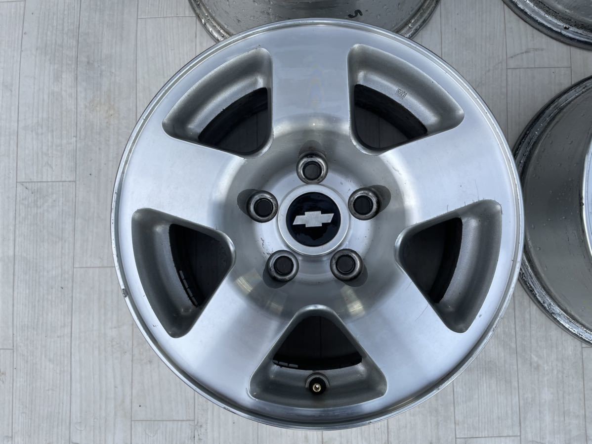 シボレー エクスプレス 純正アルミホイール 15インチ 7J PCD127 