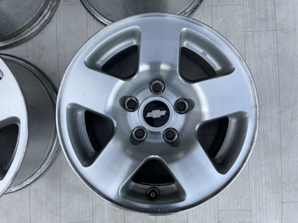 シボレー エクスプレス 純正アルミホイール 15インチ 7J PCD127 