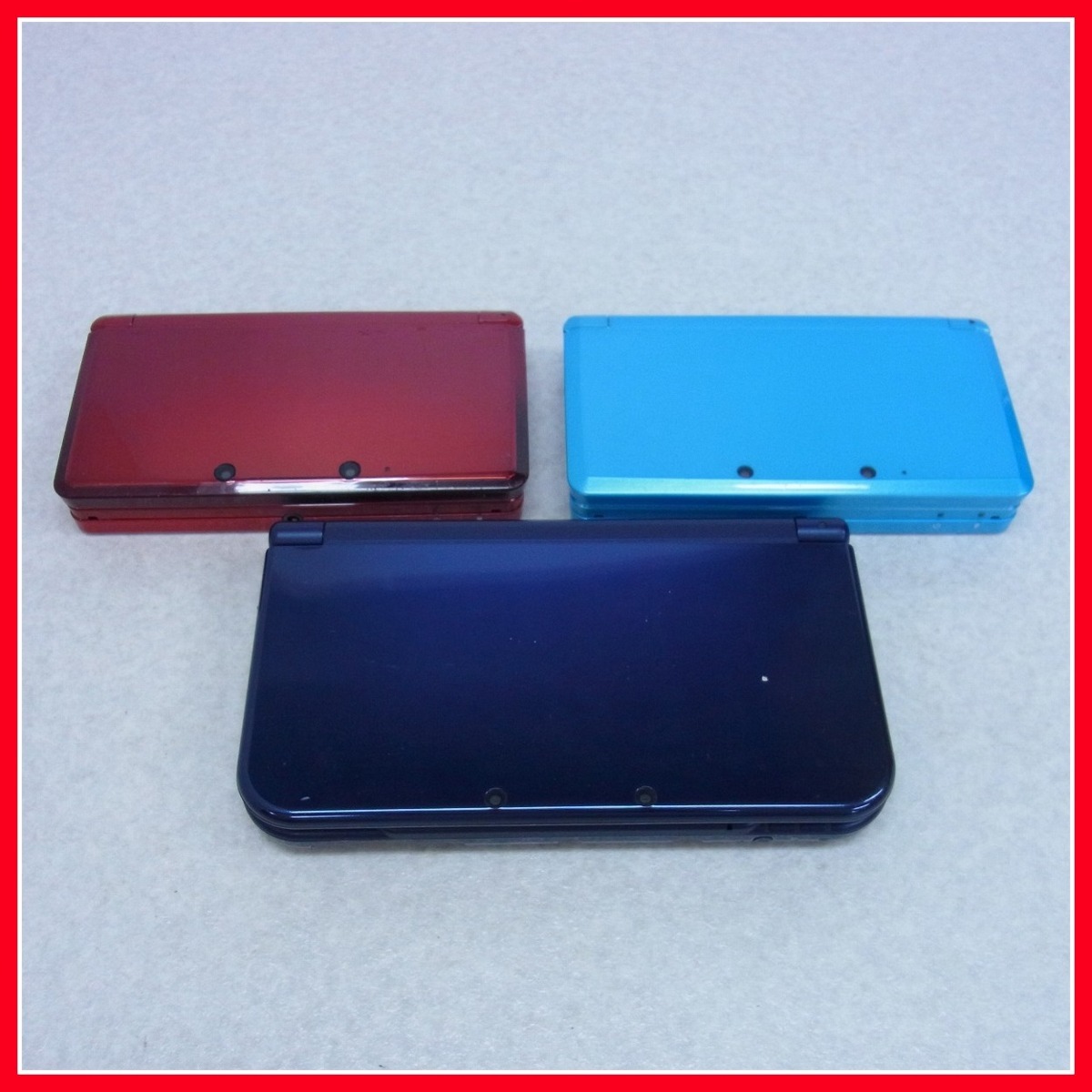 ニンテンドー3DS/Newニンテンドー3DSLL 本体 まとめて3台セット Nintendo 任天堂 ジャンク【10