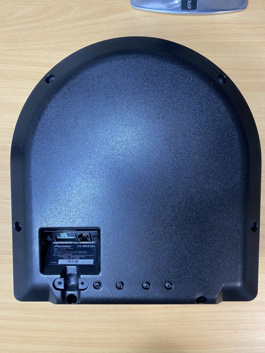②☆Pioneer carrozzeria TS-WX210A 20cmパワードサブウーファー