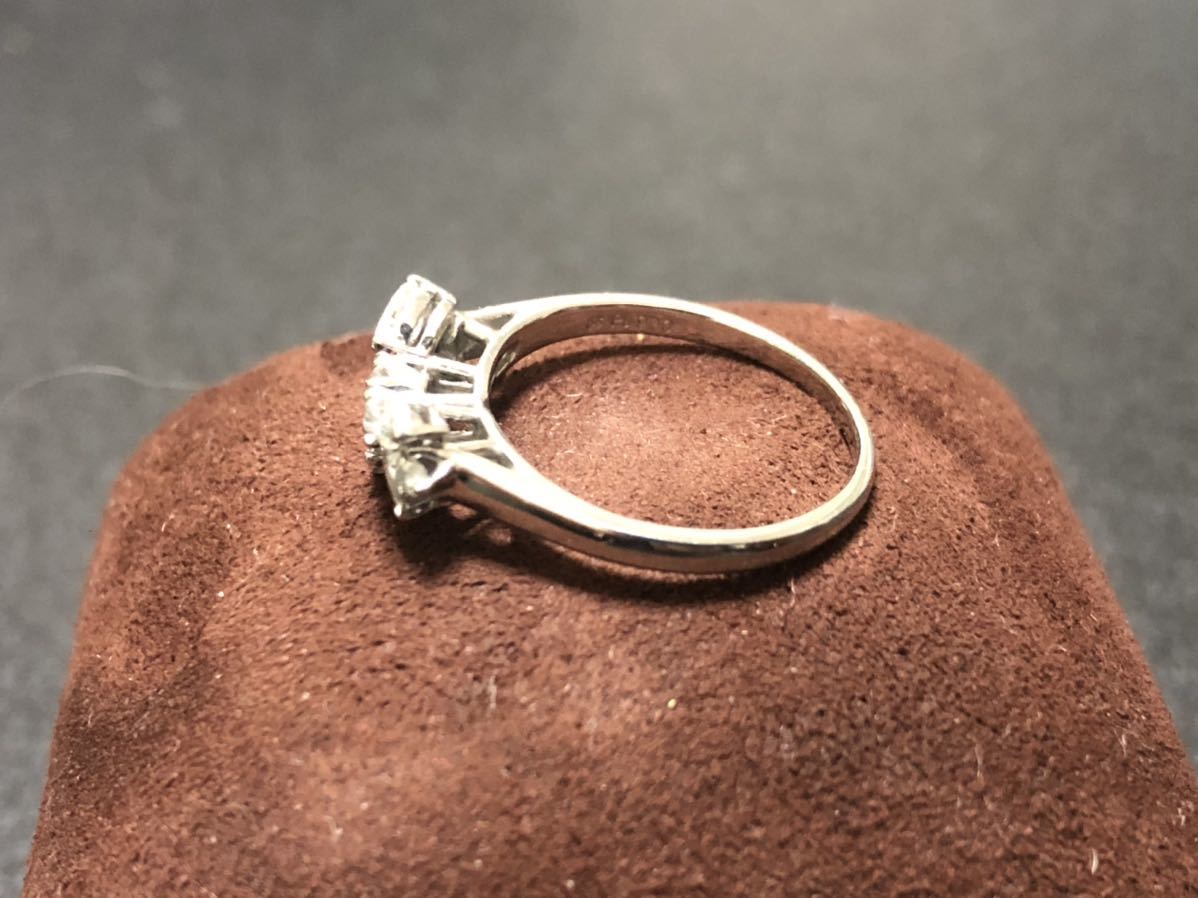 ミキモト PT900 ダイヤモンドリング 0.37ct プラチナ MIKIMOTO 