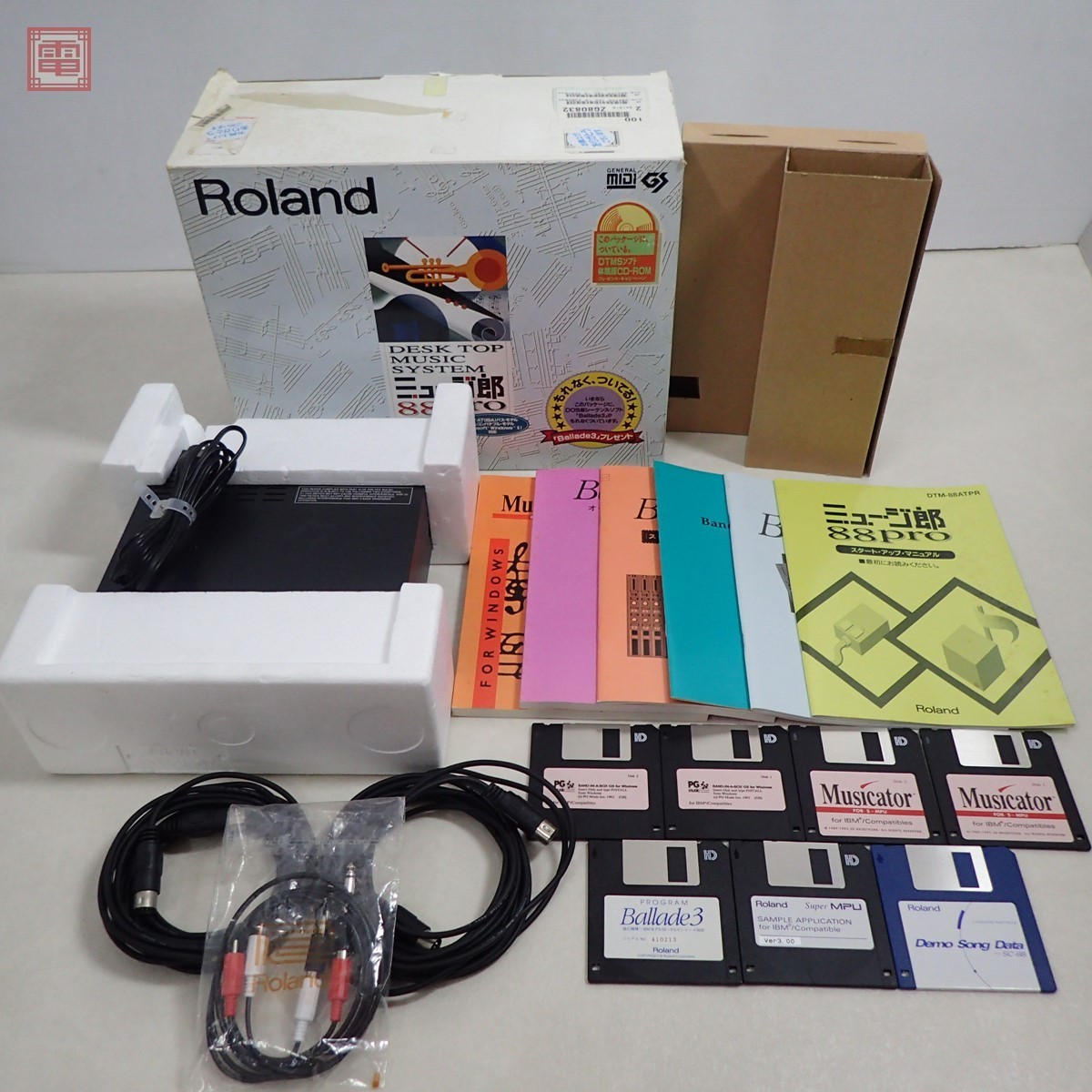 Roland ミュージ郎88Pro DTM-88ATPR 箱説付 通電のみ確認【40 Roland製