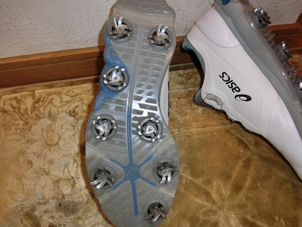 美品　中古　アシックスGEL-ACE PRO　X　27.0ｃｍ アシックス ゴルフシューズ GEL-ACE ホワイト ダイヤル式 TGN902