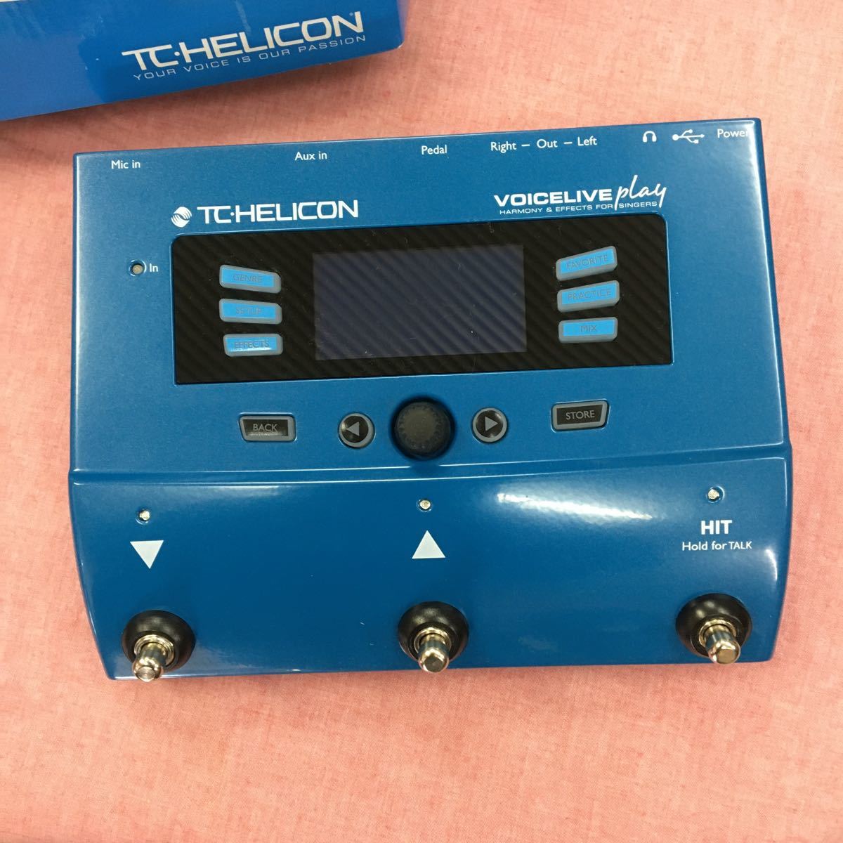 TC-HELICON ボーカルエフェクター VOICELIVE PLAY 中古 使用わずか TC 
