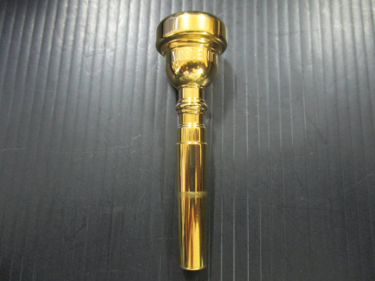 BACH(バック) トランペット用マウスピース「7C(金メッキ仕上げ)」中古 