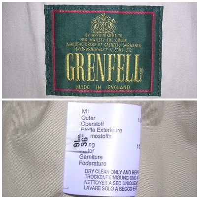 80s 90s 英国製 グレンフェル GRENFELL GOLFER ゴルファー ジャケット