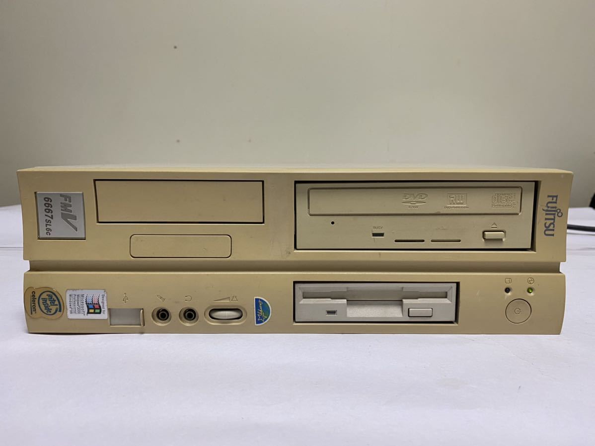 未使用 富士通 PC 本体 FMV-6667SL6C Windows98 SE 富士通 未使用 PC 本体 FMV-6667SL6C Windows98 SE | Windows ヤマダ F