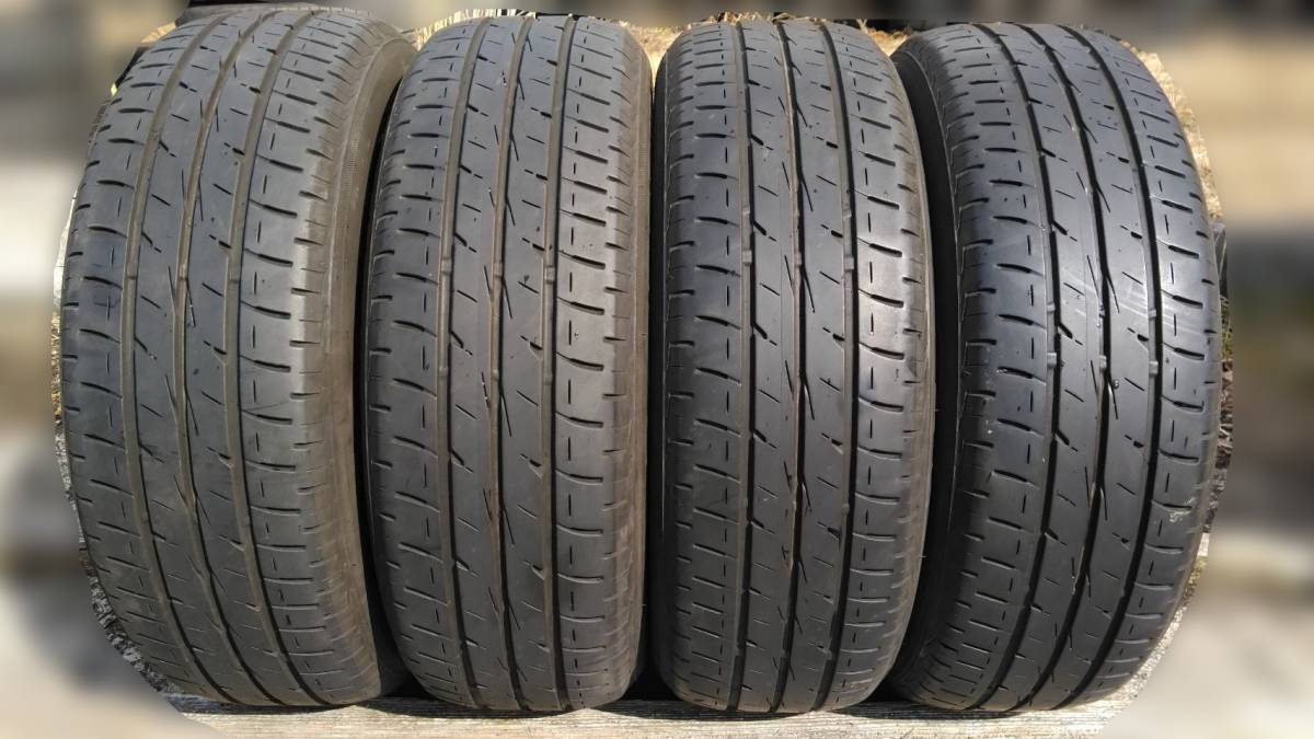 バリ山 サマータイヤ A042 ブリヂストン エコピア 185/60R15 4本 フィット/シャトル/アクア/カローラフィールダー/スペイド/ポルテ