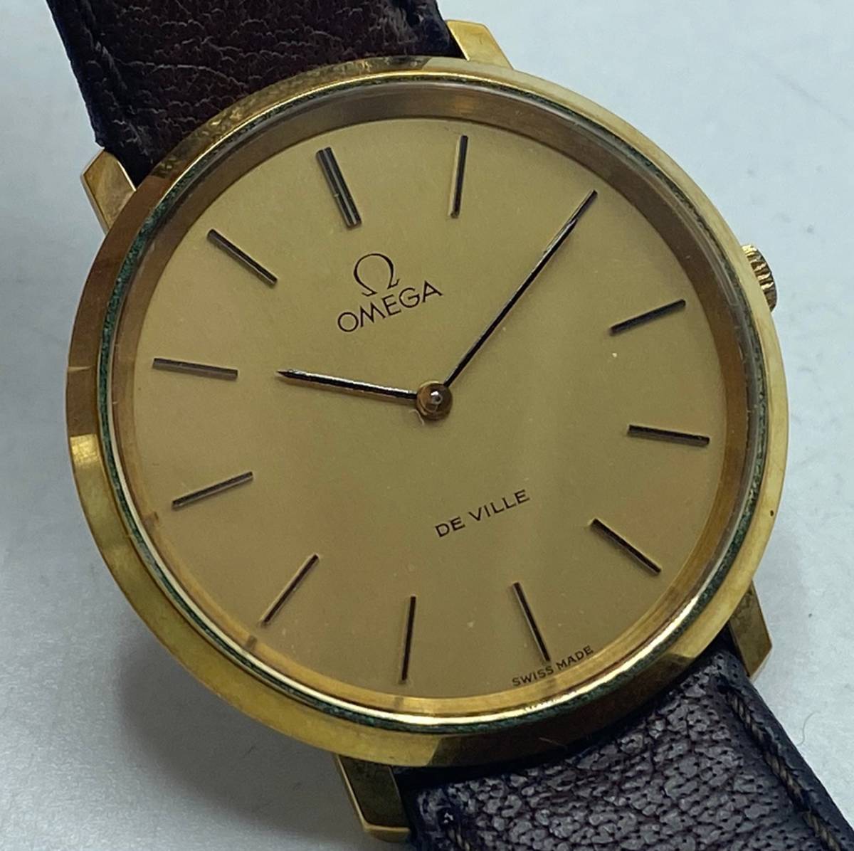 OMEGA オメガ DE VILLE デヴィル クオーツ メンズ腕時計 416 オメガ 