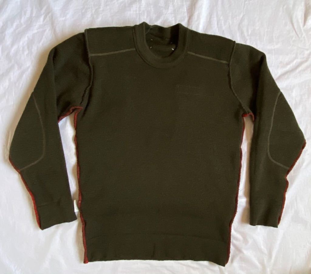 状態良好 初期 ここのえ タグ martin margiela 10 military patch knit 