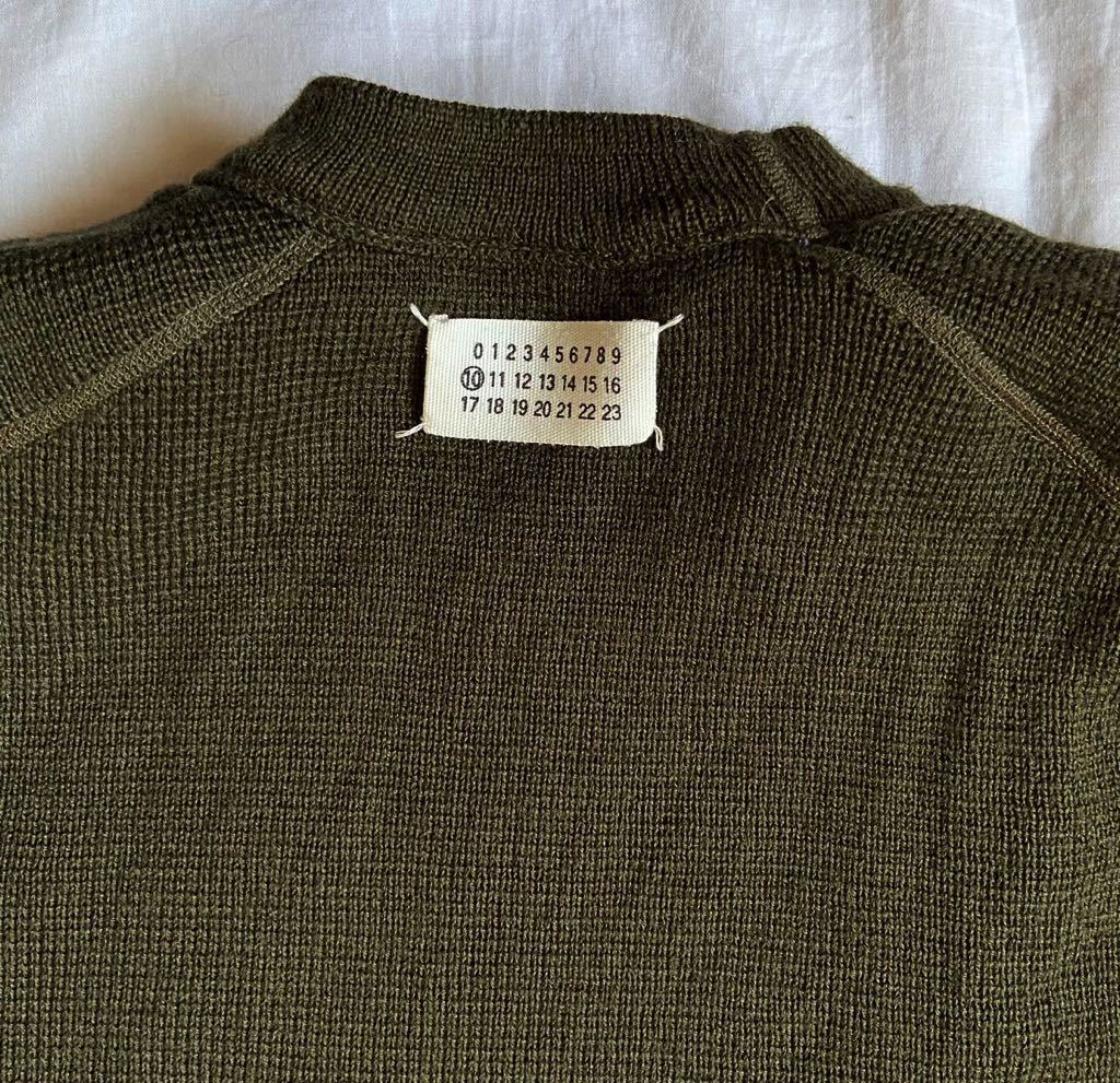 状態良好 初期 ここのえ タグ martin margiela 10 military patch knit 