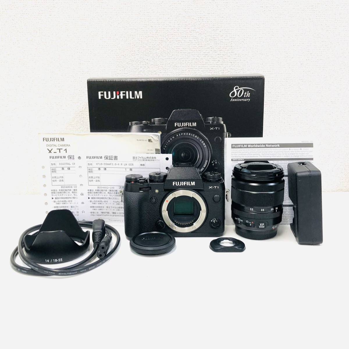 FUJIFILM 富士フイルム X-T1 ブラック ミラーレス一眼カメラ レンズ