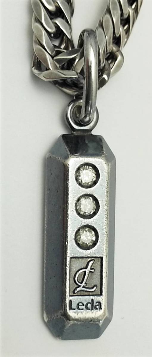 レダシルマ Leda SILMA インゴット 喜平 ネックレス Ag⁄Ge シルバー