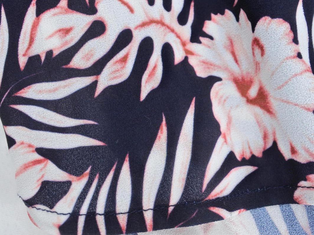 ネコポスok Emoda エモダ ボタニカル 花柄 シャツ ワンピース Sizef 紺ｘピンク a6 ワンピース 売買されたオークション情報 Yahooの商品情報をアーカイブ公開 オークファン Aucfan Com