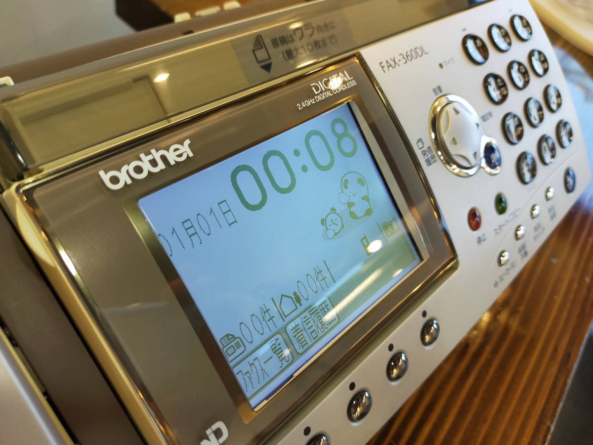 最安値，品質保証 ブラザー brother FAX電話機 FAX-360DL 子機付き