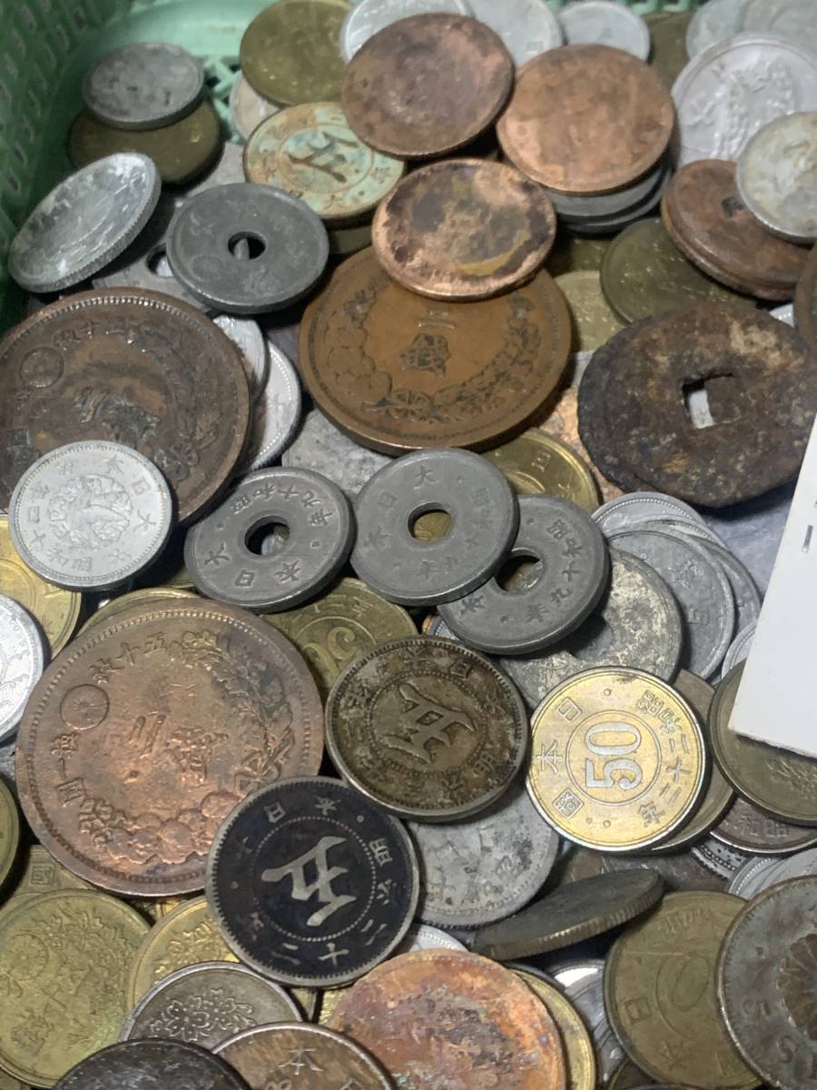 古銭 3.2kg 大量 まとめ 雑銭 銀貨 コイン 日本 硬貨 Yahoo