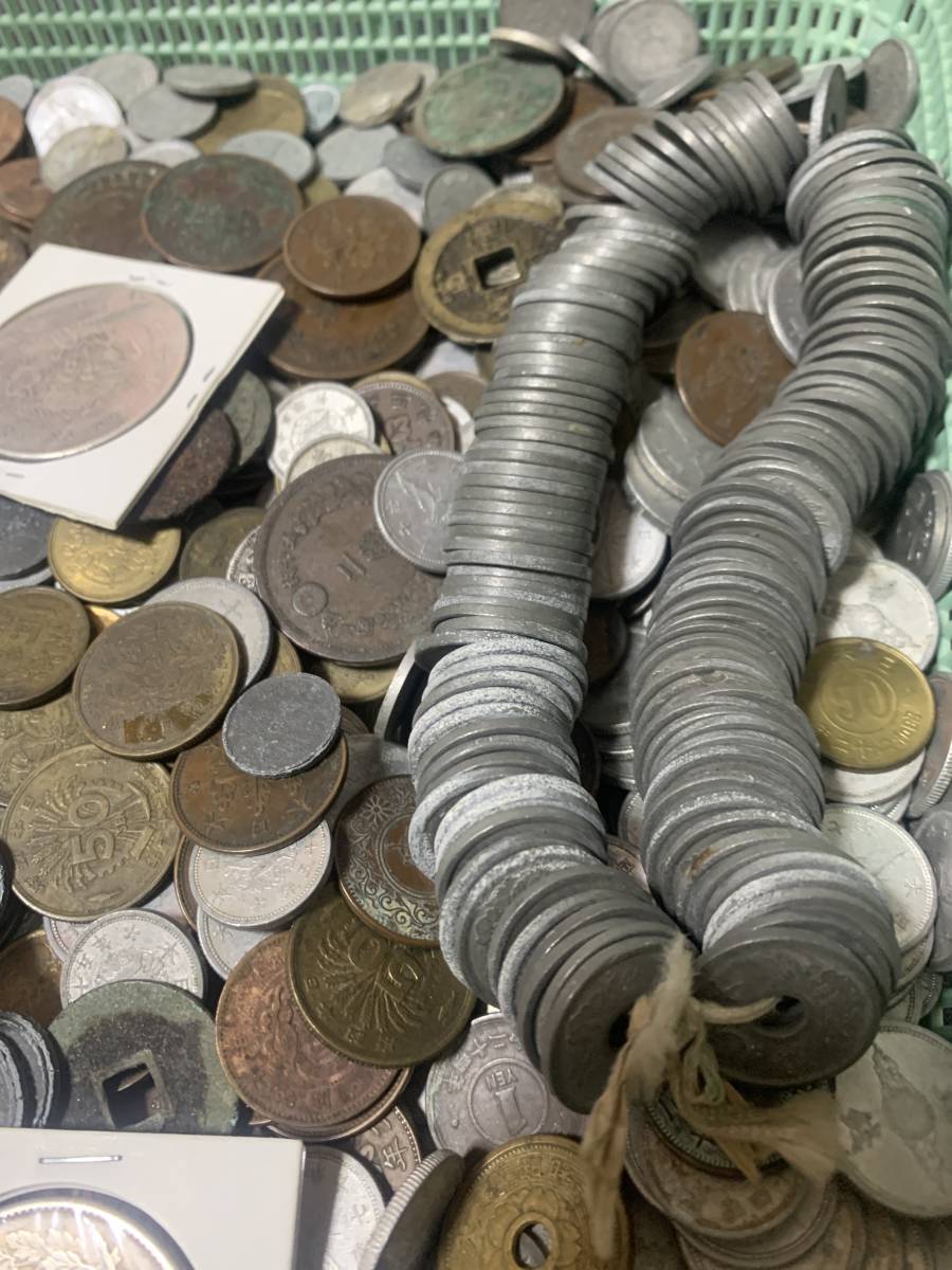古銭 3.2kg 大量 まとめ 雑銭 銀貨 コイン 日本 硬貨 Yahoo