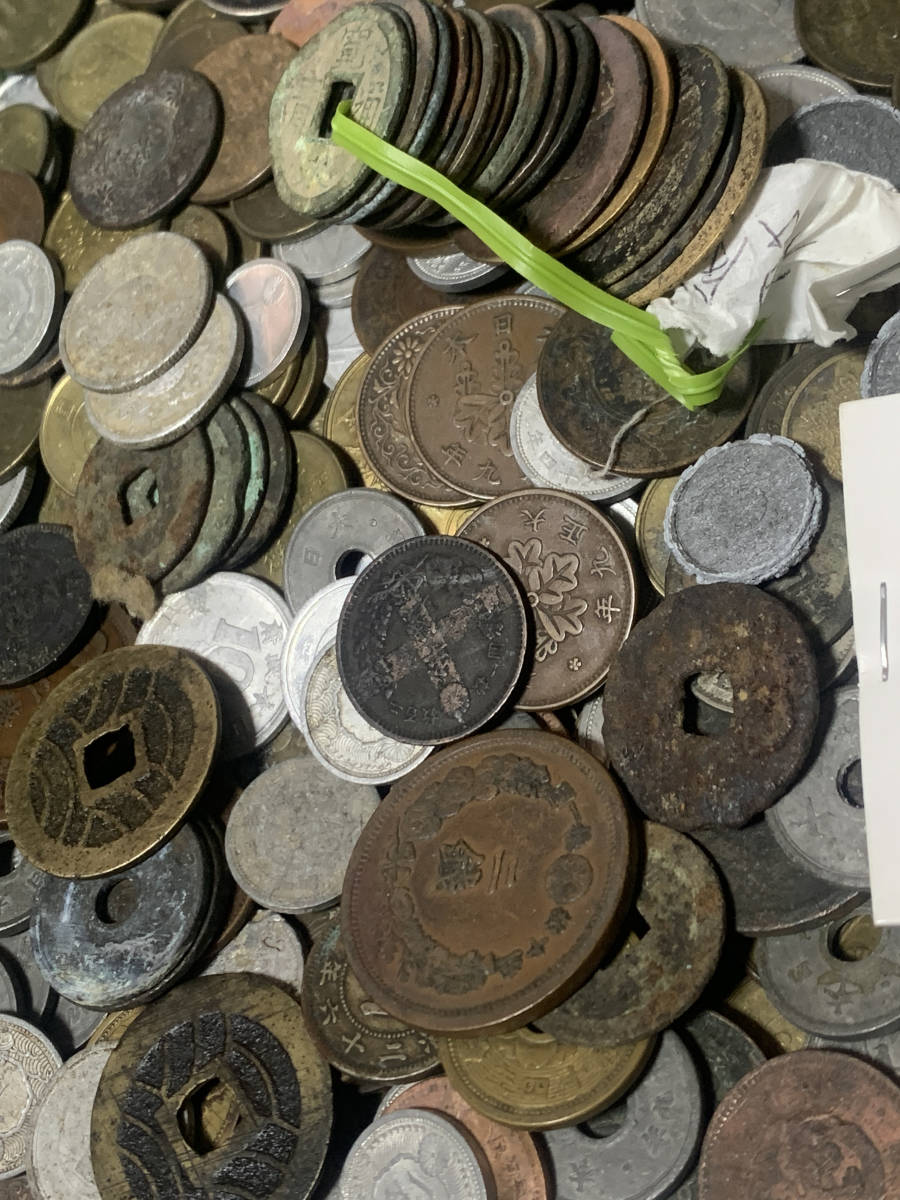 古銭 3.2kg 大量 まとめ 雑銭 銀貨 コイン 日本 硬貨 Yahoo