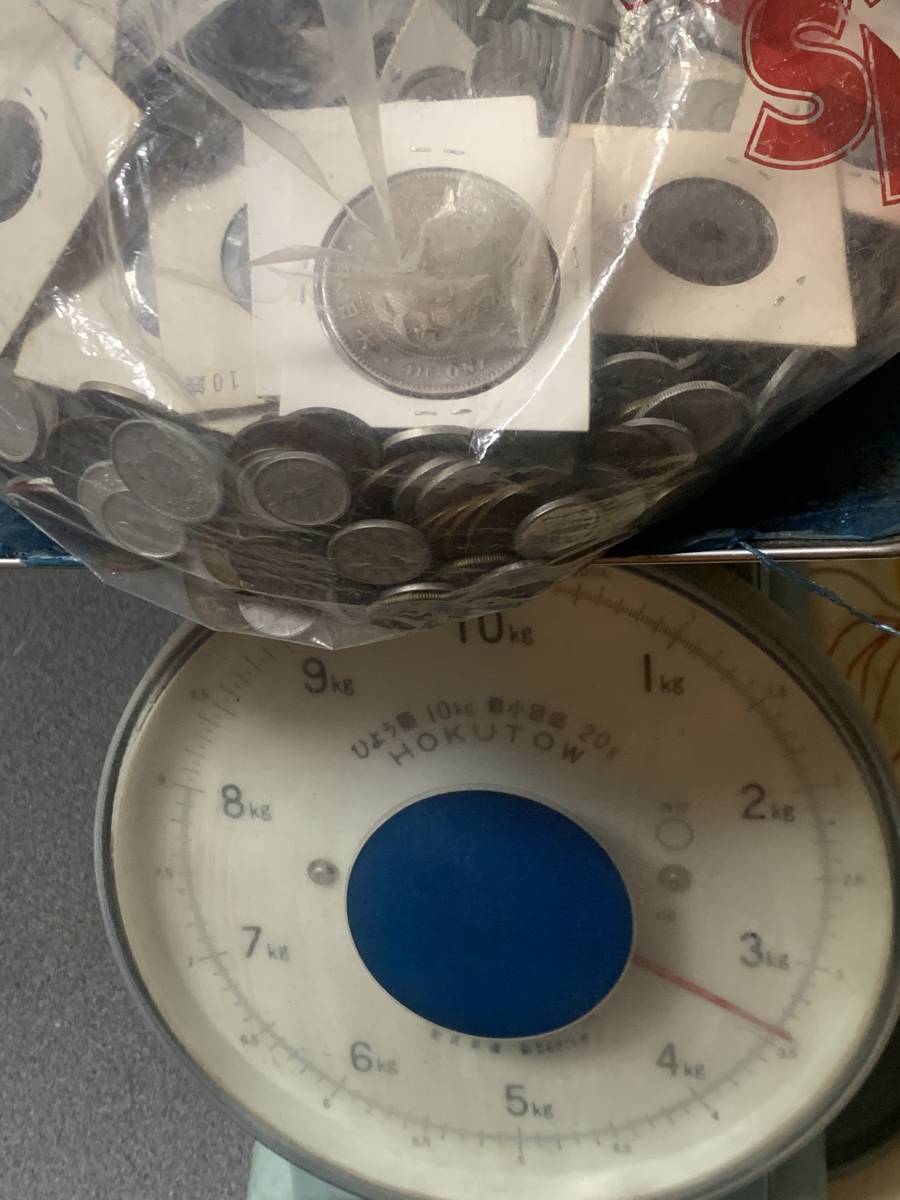古銭 3.2kg 大量 まとめ 雑銭 銀貨 コイン 日本 硬貨 Yahoo