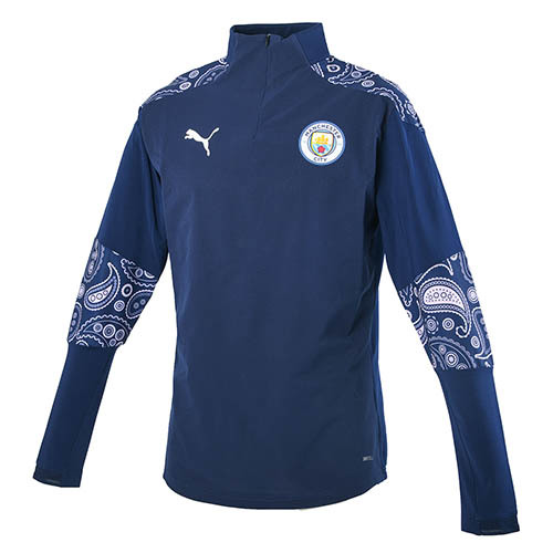 PUMA(プーマ)マンチェスターシティ 20/21 スタジアム 1/4 トップ 758038(09)ＸＬ