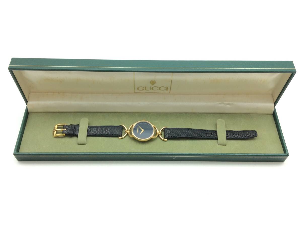EE148○ 電池交換済み クオーツ 腕時計 GUCCI グッチ 6000.2.L 