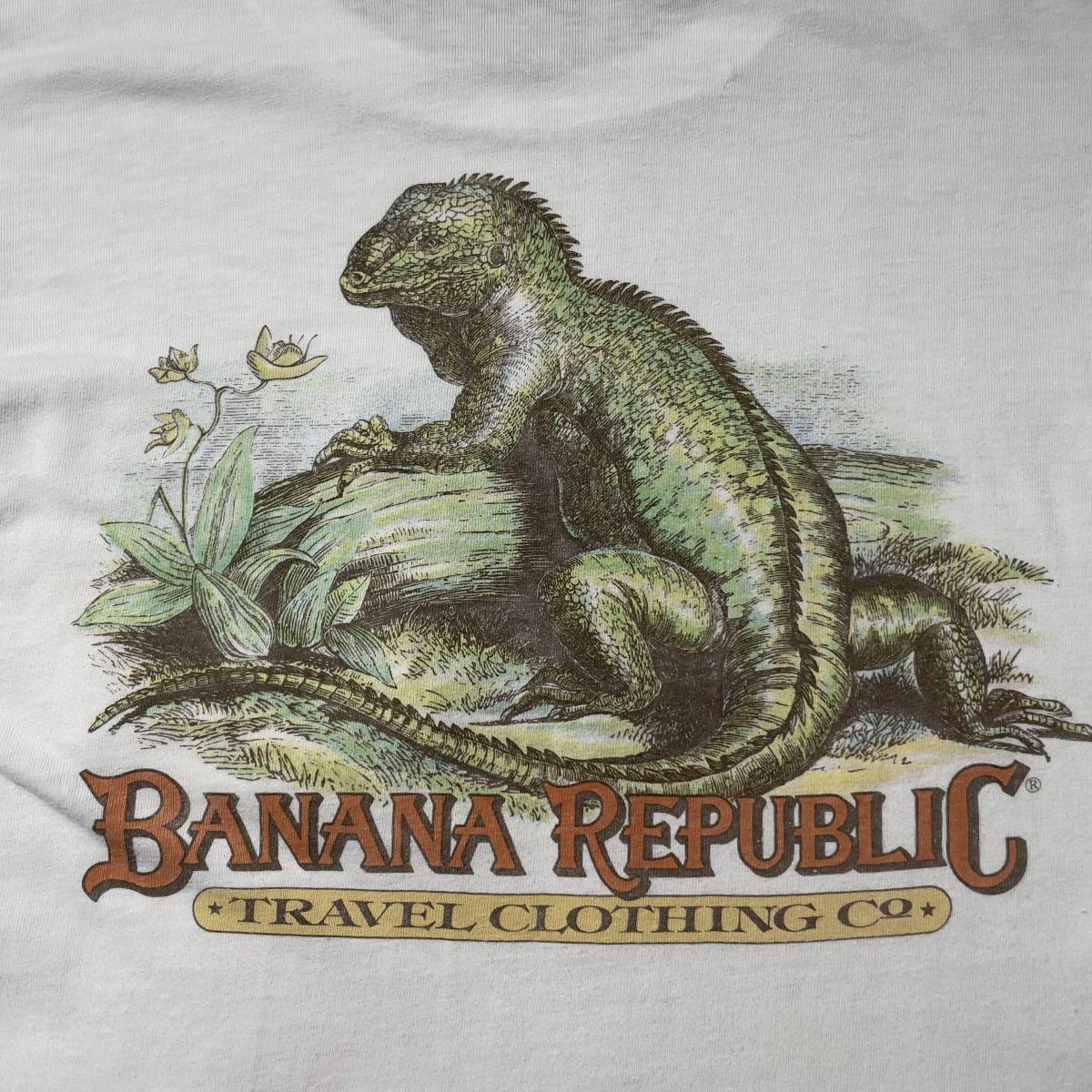 送料込】80s USA製 BANANA REPUBLIC SAFARI&TRAVEL アニマル シリーズ 