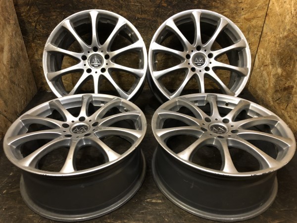 RAYS A/X MM-F ARTHUR EXCHANGE レイズ 社外 18インチ 4本 7.5J5HPCD114.3