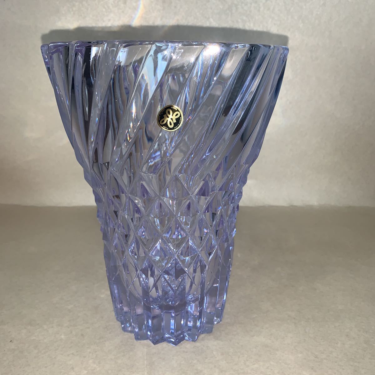 hoyaクリスタル 花瓶 定価 HOYA CRYSTAL カラー フラワーベース 花瓶