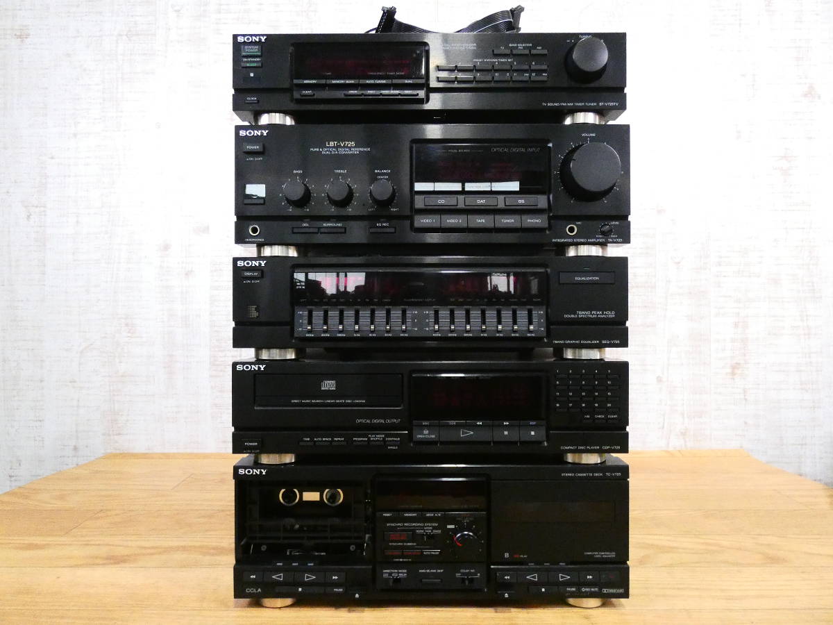 【ジャンク】SONY Liberty LBT-V725 バブルコンポ コンポ SONY ソニー V725 システムコンポ ST-V725/LBT-V725/CDP-V725/SEQ-V725