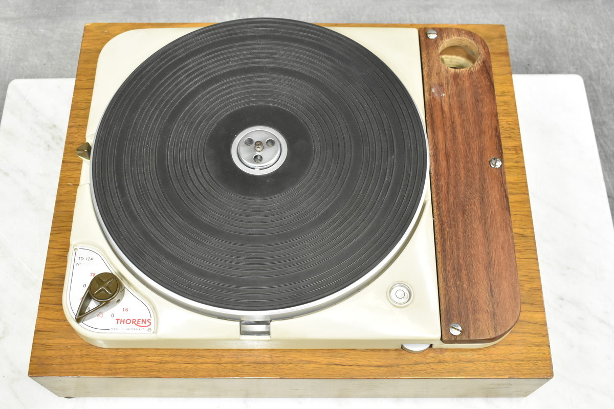送料無料!!】THORENS トーレンス TD124 ターンテーブル【ジャンク品