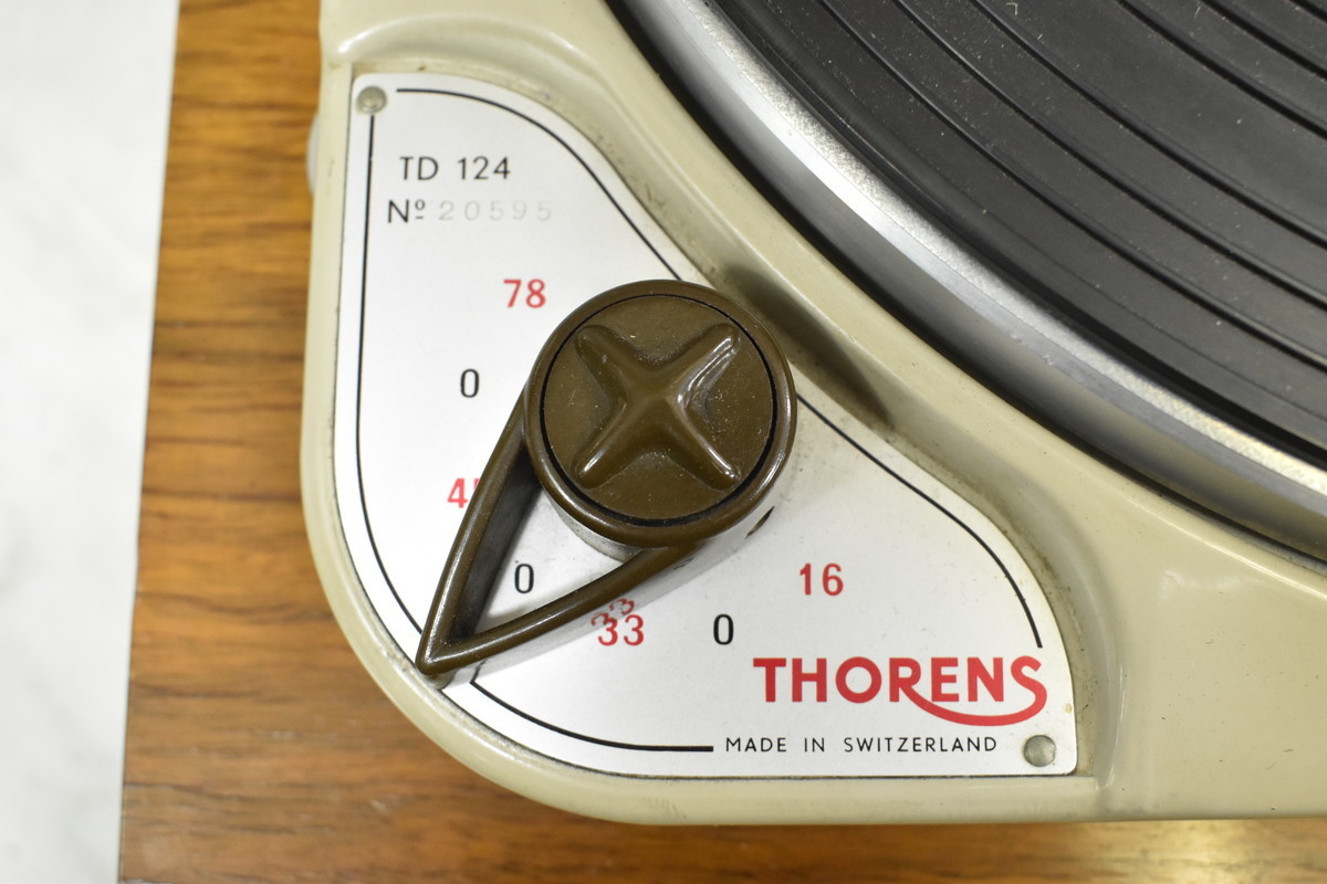 送料無料!!】THORENS トーレンス TD124 ターンテーブル【ジャンク品